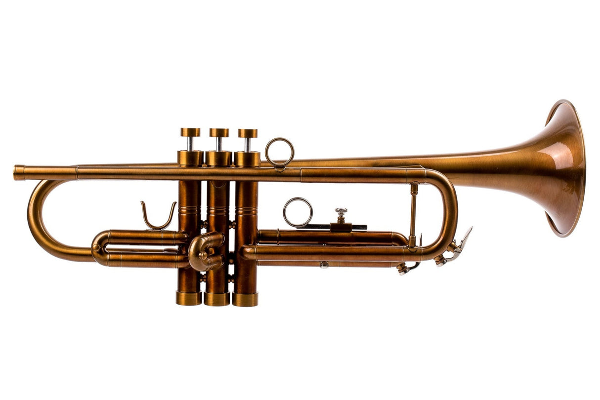 KGUmusic Aria Student Trumpet | Dark Cognac Patina