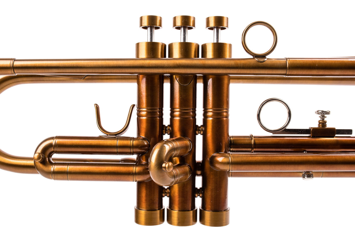 KGUmusic Aria Student Trumpet | Dark Cognac Patina