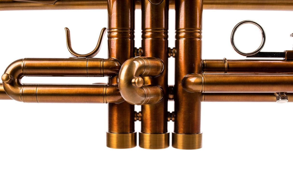 KGUmusic Aria Student Trumpet | Dark Cognac Patina