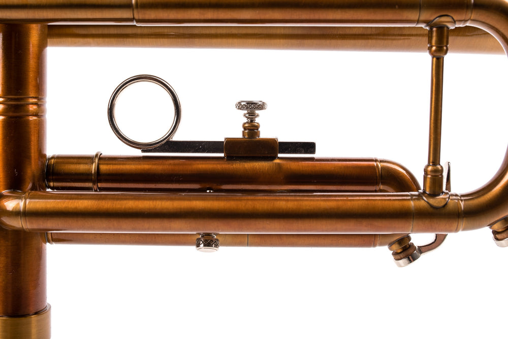 KGUmusic Aria Student Trumpet | Dark Cognac Patina