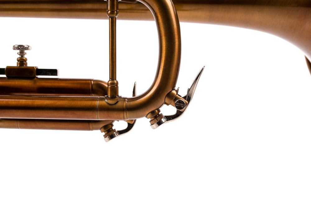 KGUmusic Aria Student Trumpet | Dark Cognac Patina