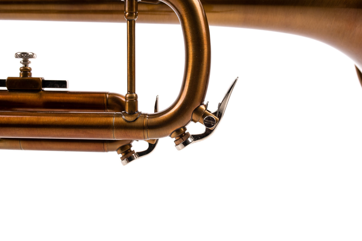 KGUmusic Aria Student Trumpet | Dark Cognac Patina