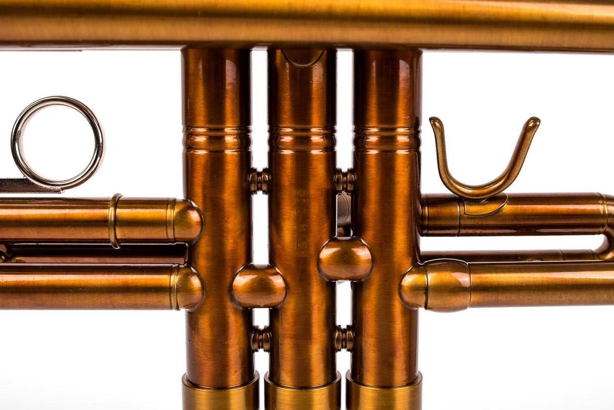 KGUmusic Aria Student Trumpet | Dark Cognac Patina