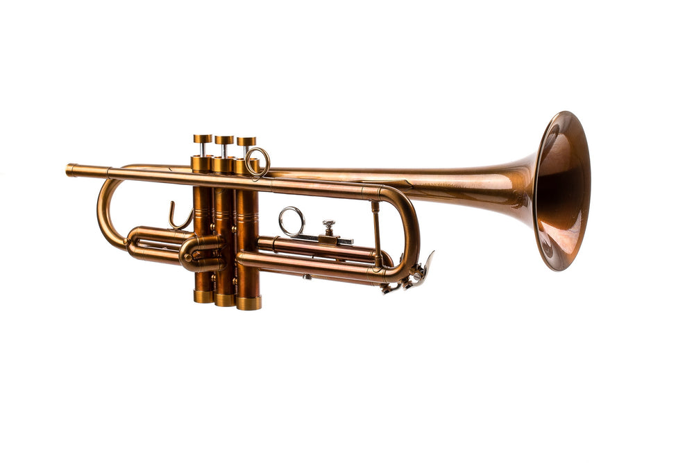 KGUmusic Aria Student Trumpet | Dark Cognac Patina