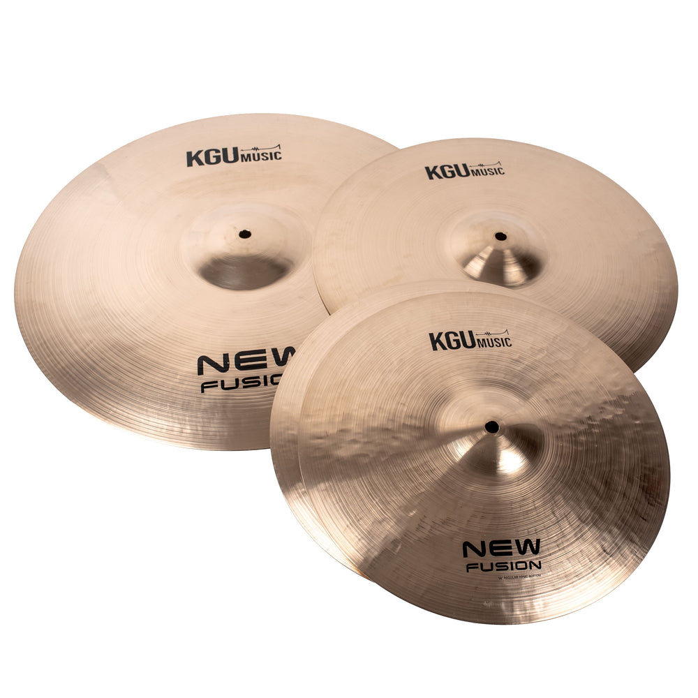 KGUmusic Fusion Series Cymbals 3-Piece Set (3D1)