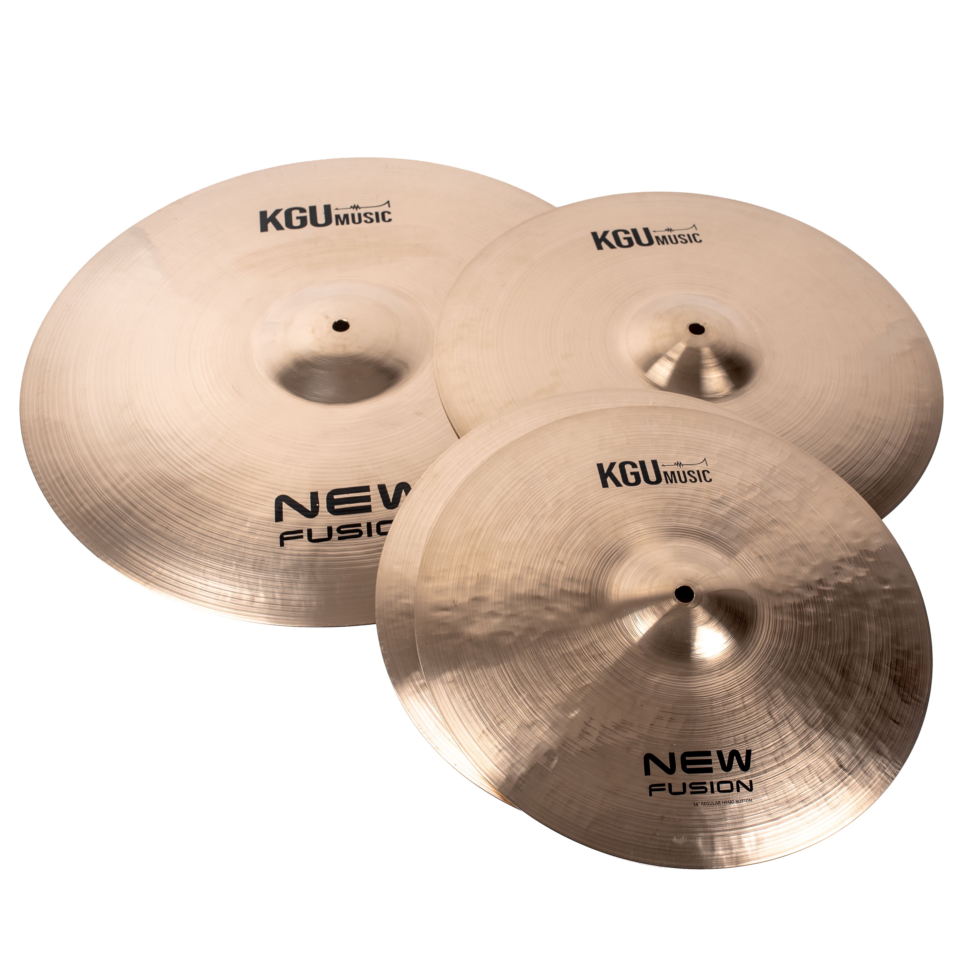 KGUmusic Fusion Series Cymbals 3-Piece Set (3D1)