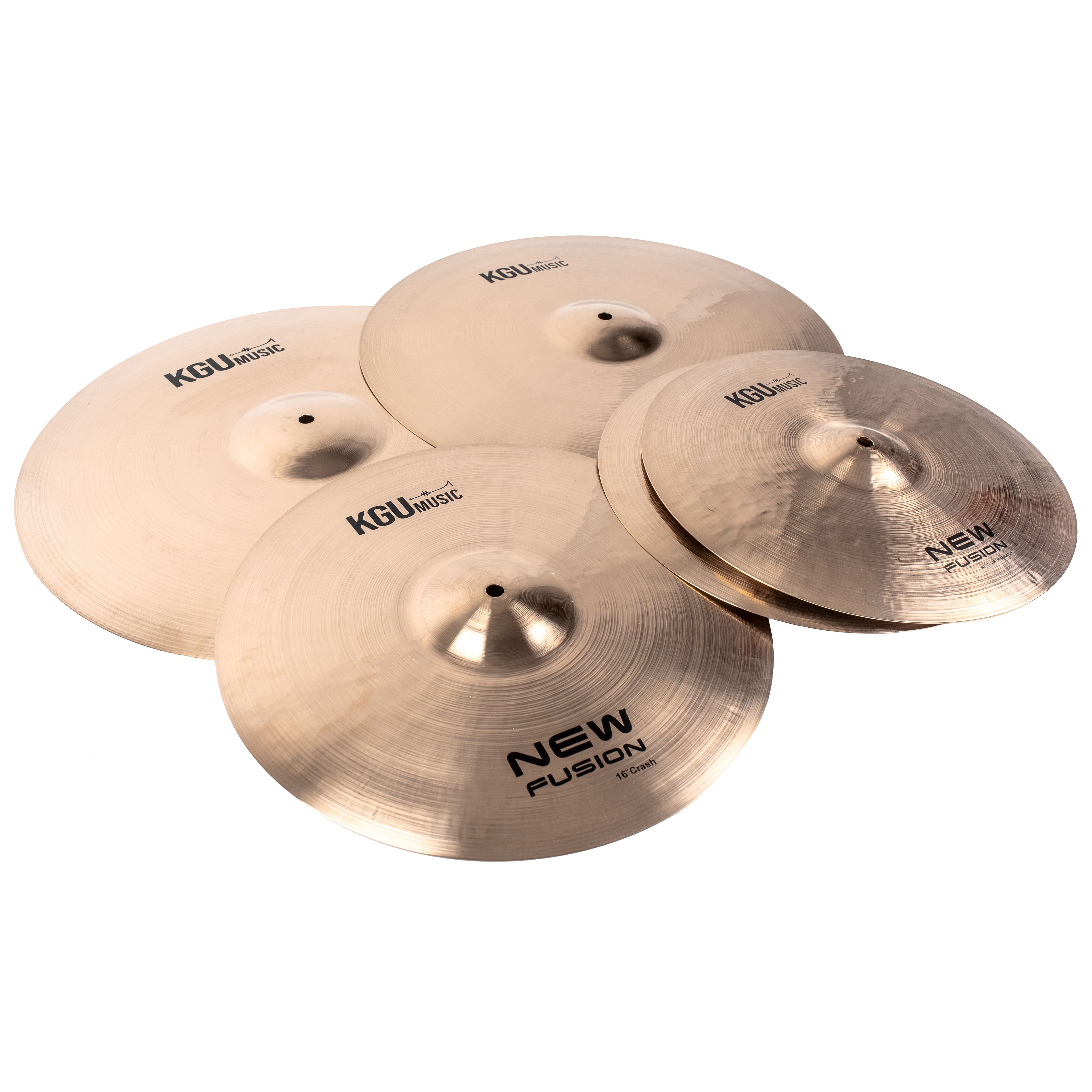 KGUmusic Fusion Series Cymbals 4-Piece Set (4D1)