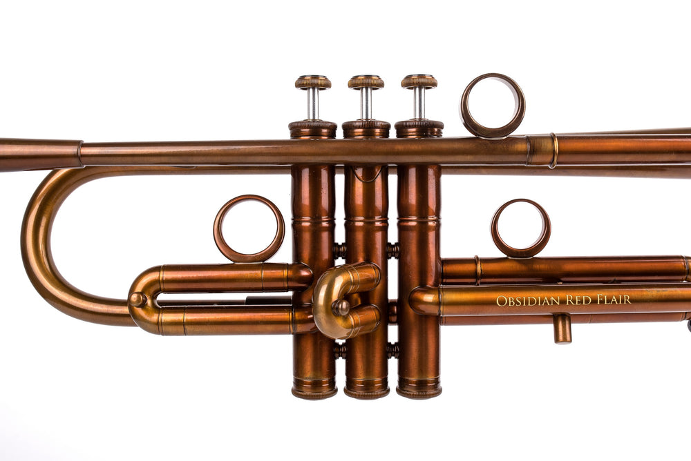 KGUmusic Obsidian Red Flare 135mm Trumpet