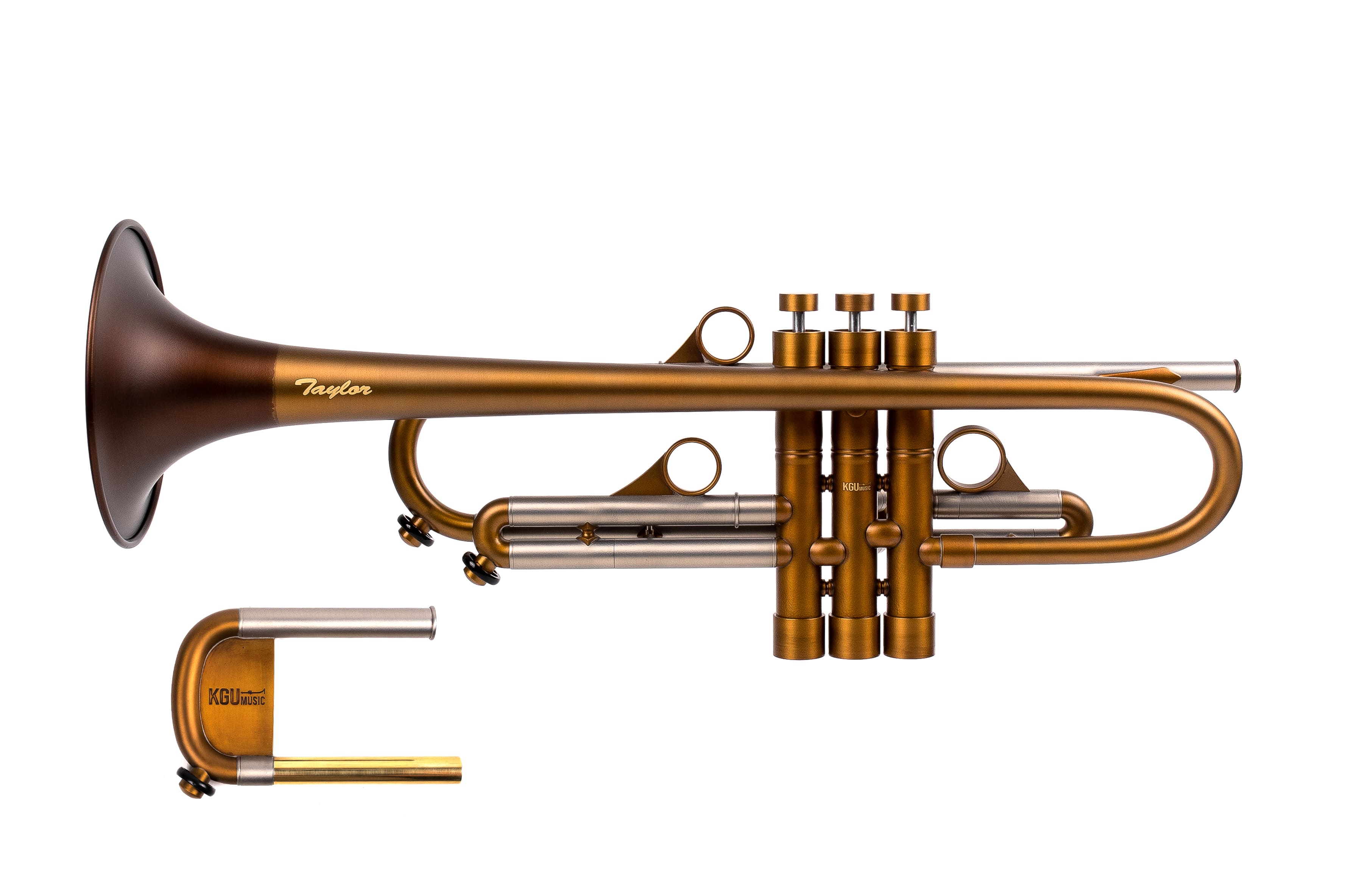 KGUmusic RS Trumpet with Taylor 140mm bell (brass+red brass)