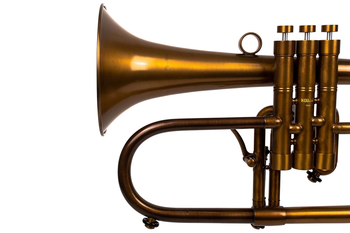 KGUmusic-Taylor collaboration Bronze Patina Flugelhorn