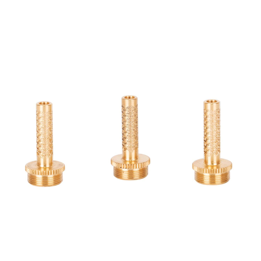 Solid Brass Trumpet Valve Stem with Engraving by KGUmusic set of 3 parts