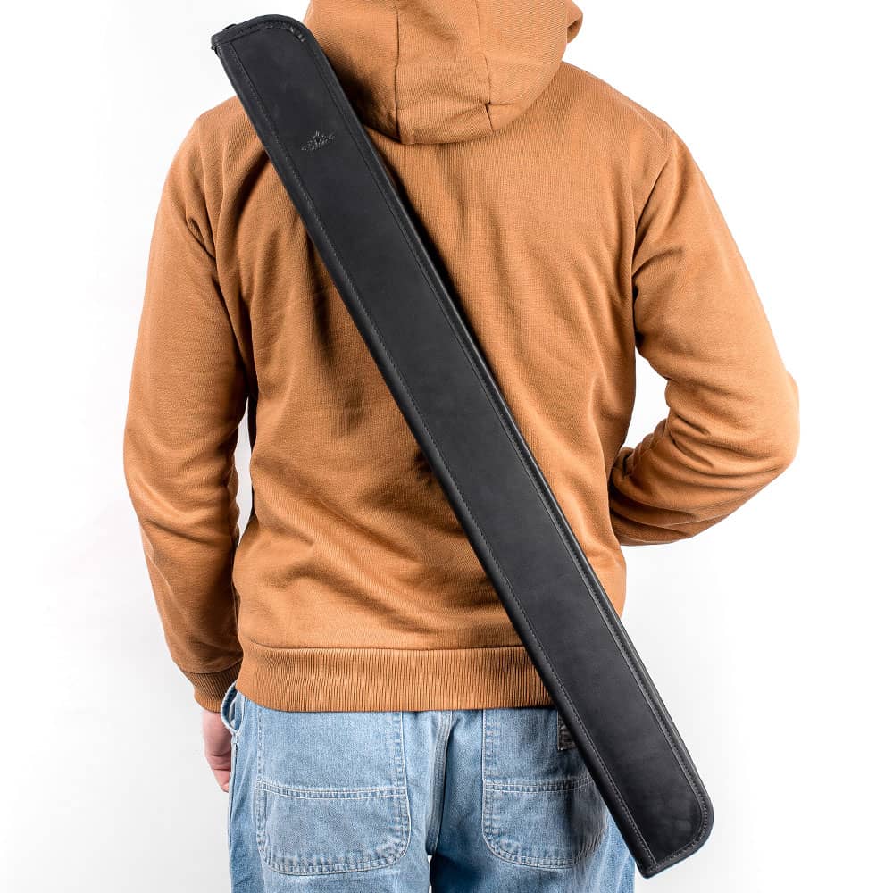 Handcrafted Double Bow Case for Violin, Viola, & Cello | Crazy Horse Leather