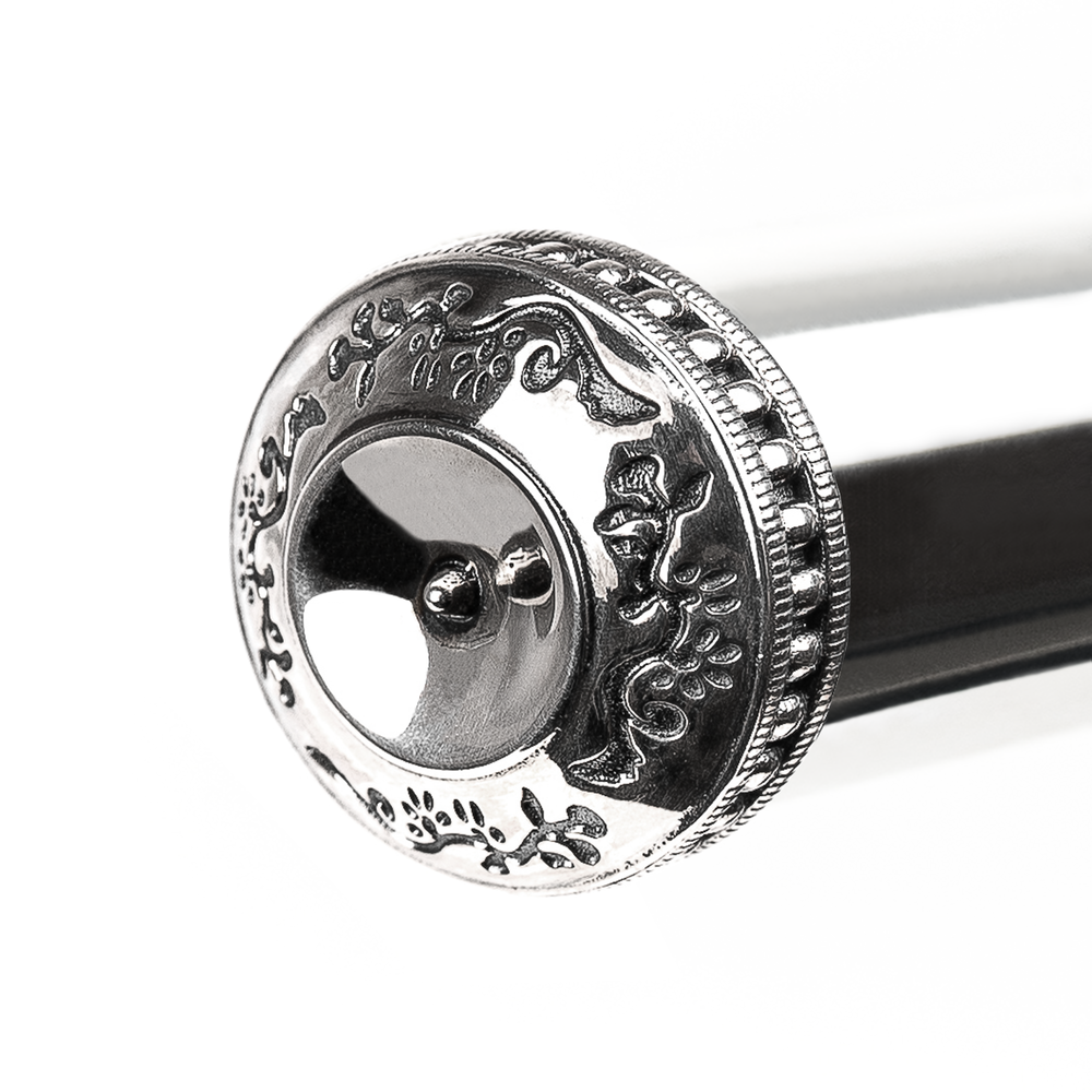 Leaf Series Crown for Flute | Dark Silver | KGUmusic