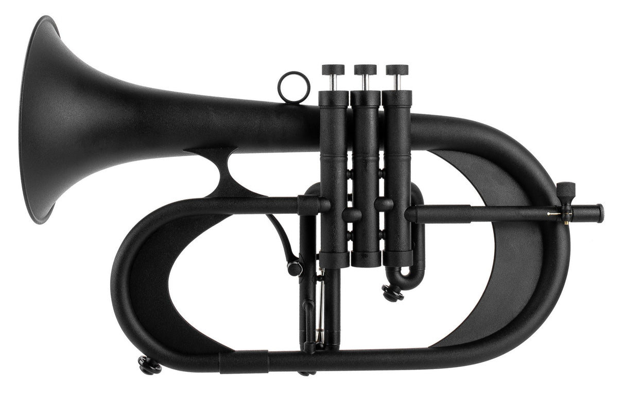 KGUmusic Handcrafted Flugelhorn (BLACK)