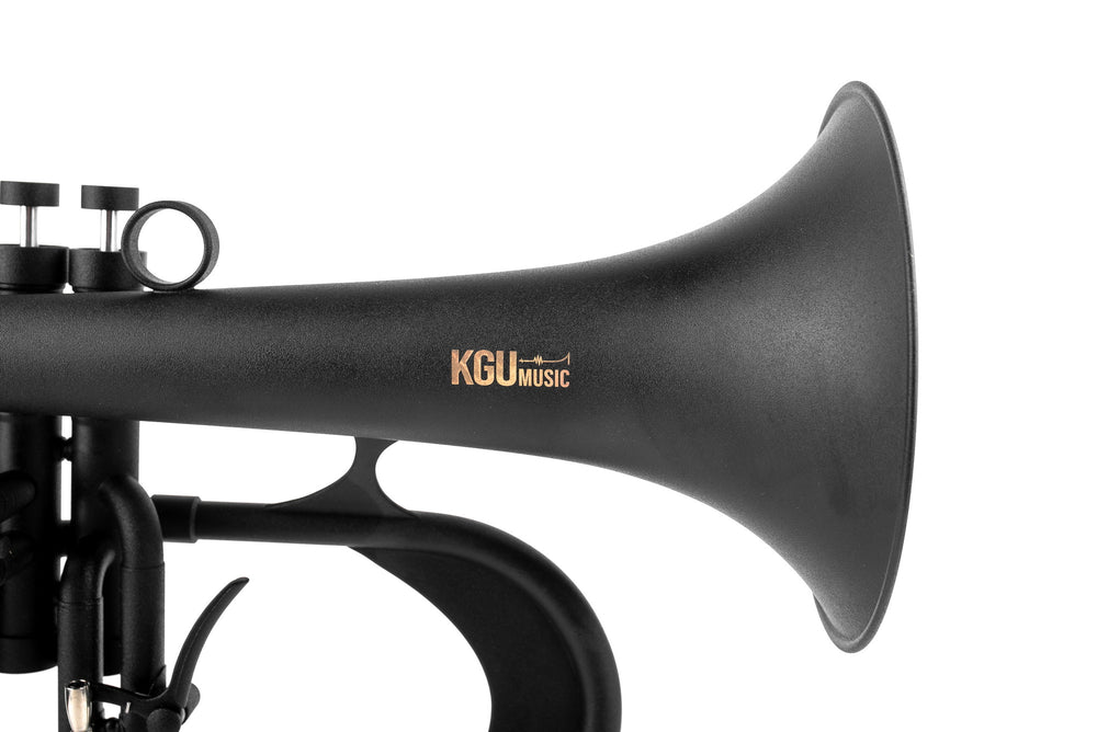KGUmusic Handcrafted Flugelhorn (BLACK)