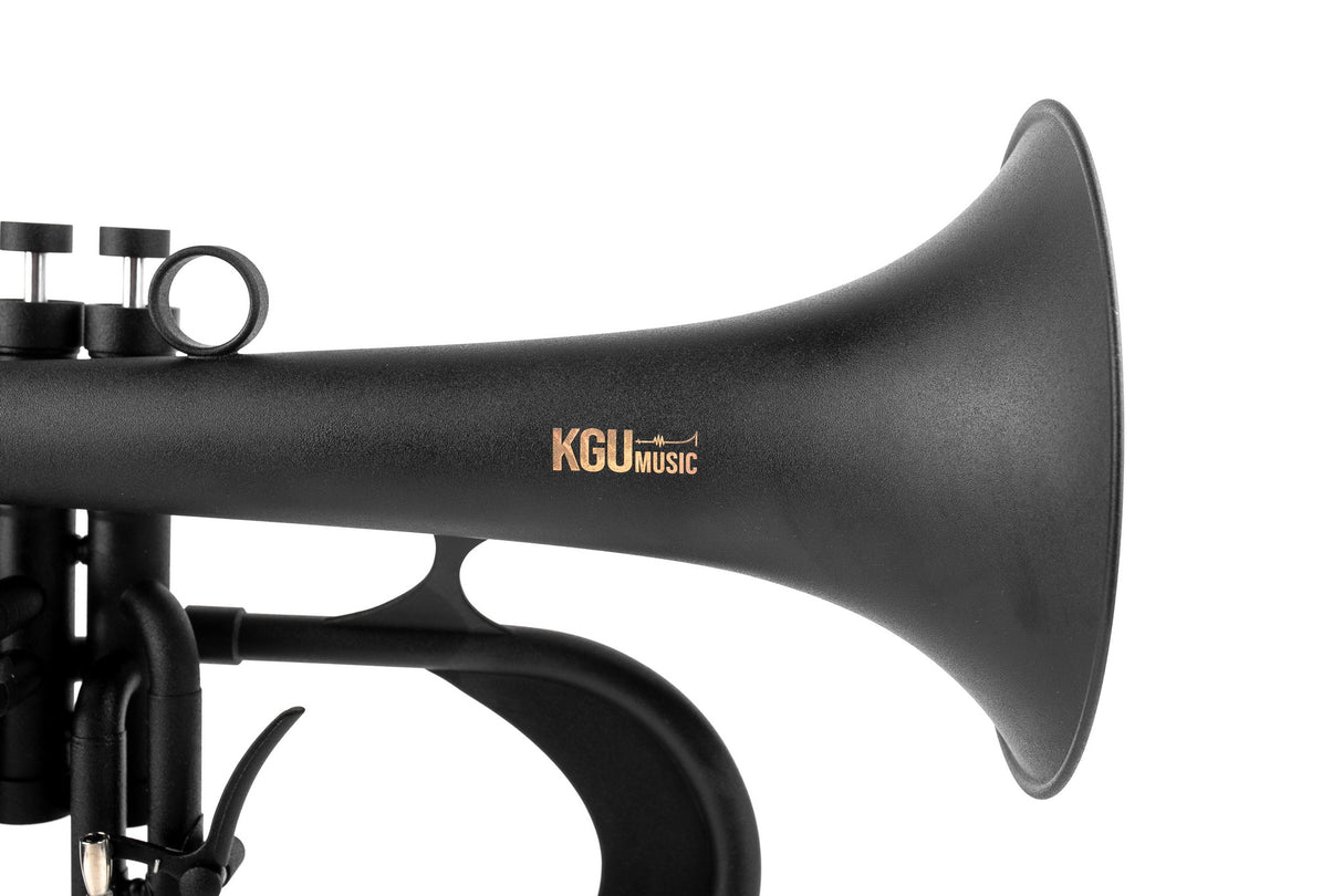 KGUmusic Handcrafted Flugelhorn (BLACK)
