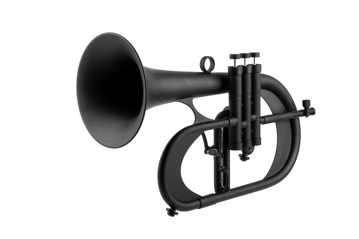 KGUmusic Handcrafted Flugelhorn (BLACK)