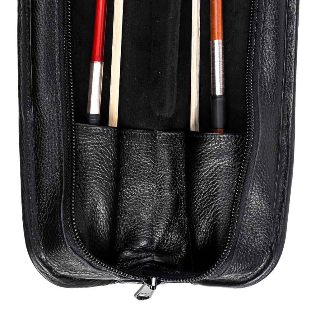 Handcrafted Double Bow Case for Violin, Viola, & Cello | Flotar Leather
