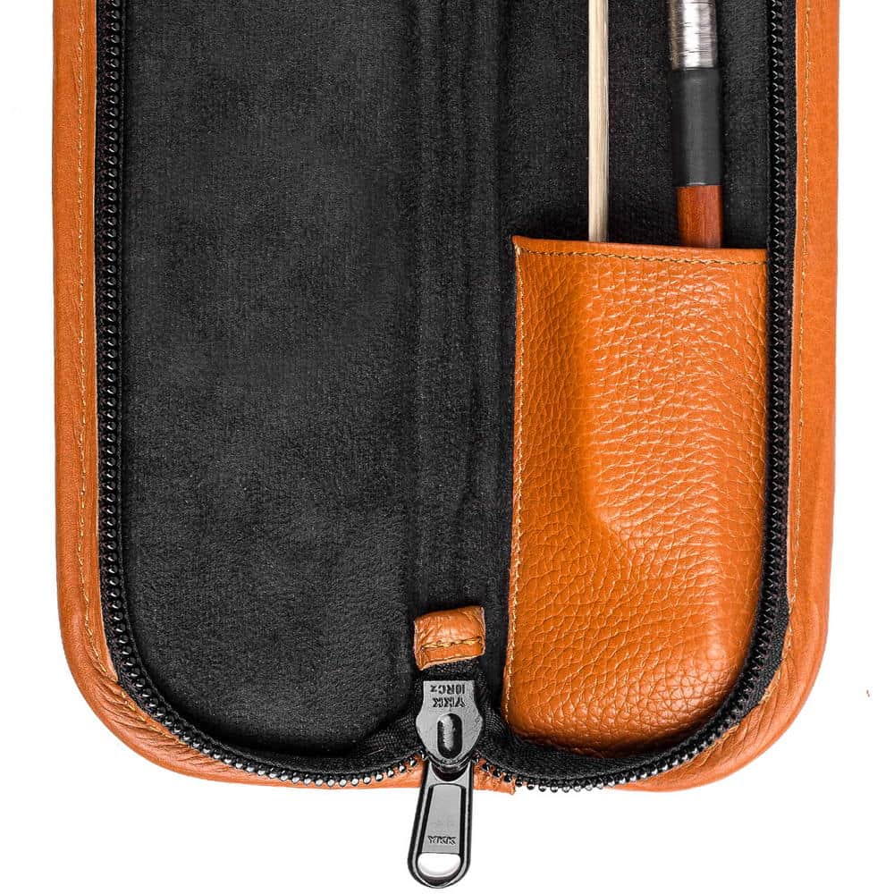 Handcrafted Single Bow Case for Violin, Viola, & Cello | Flotar Leather