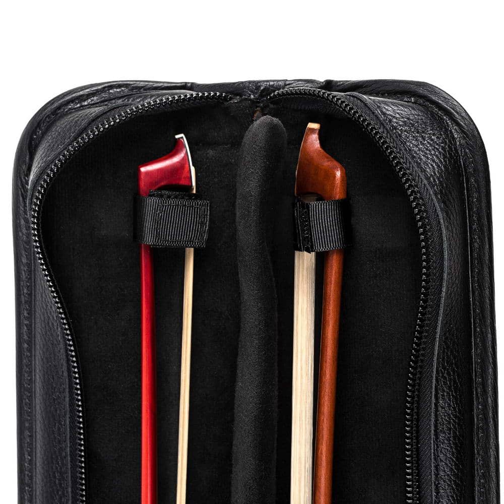 Handcrafted Double Bow Case for Violin, Viola, & Cello | Flotar Leather