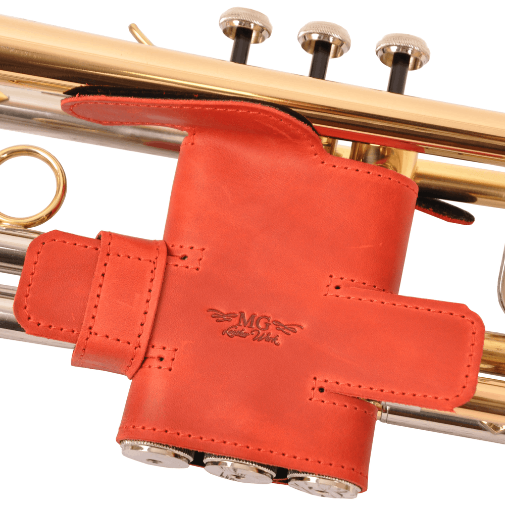 Genuine Leather Trumpet Valve Guard | Size XL