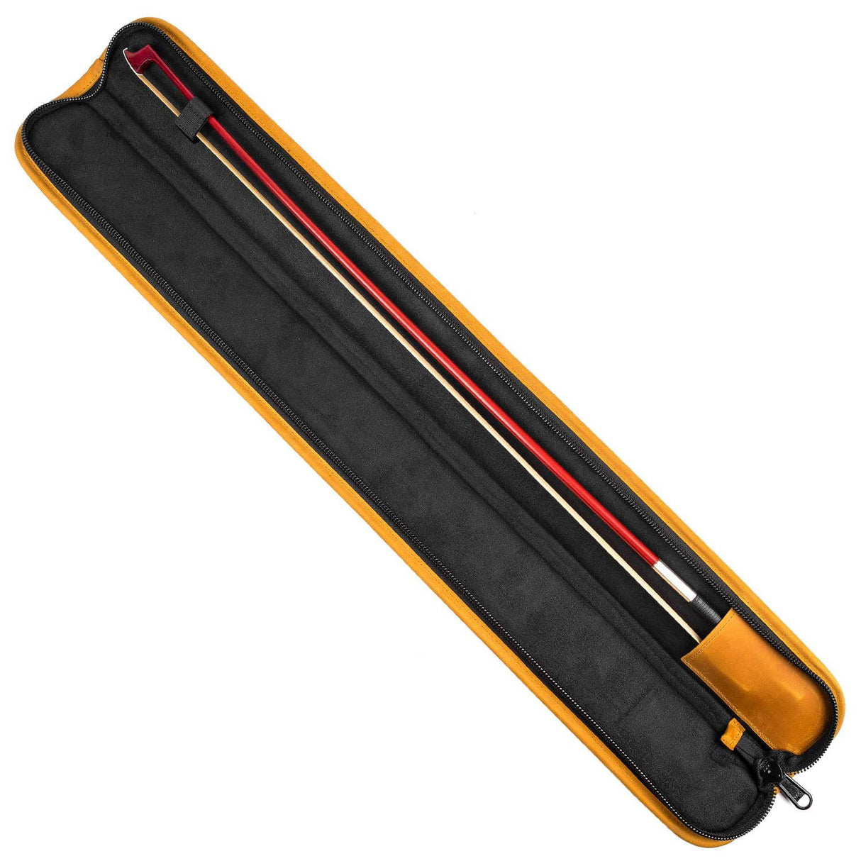 Handcrafted Single Bow Case for Violin, Viola, & Cello | Crazy Horse Leather