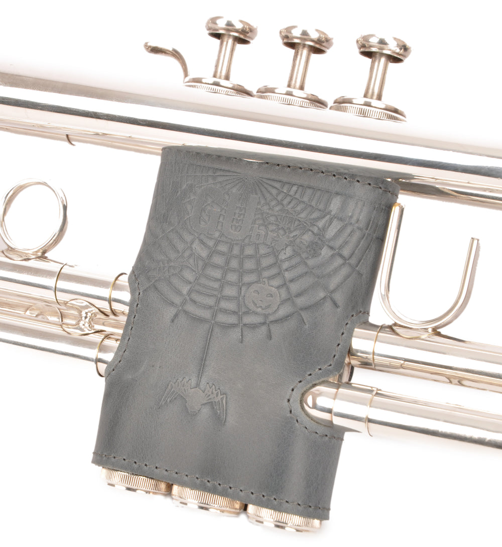 Halloween Trumpet VALVE GUARD | Genuine Leather