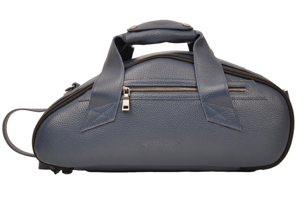 Gig Bag for Curved Soprano saxophone | Genuine leather "Flotar"