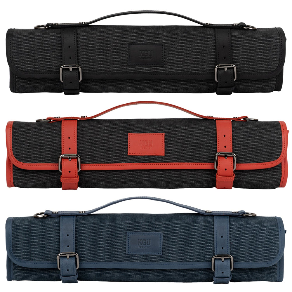 Premium Bag for B and C Flutes |  Canvas and Genuine Leather | KGUmusic