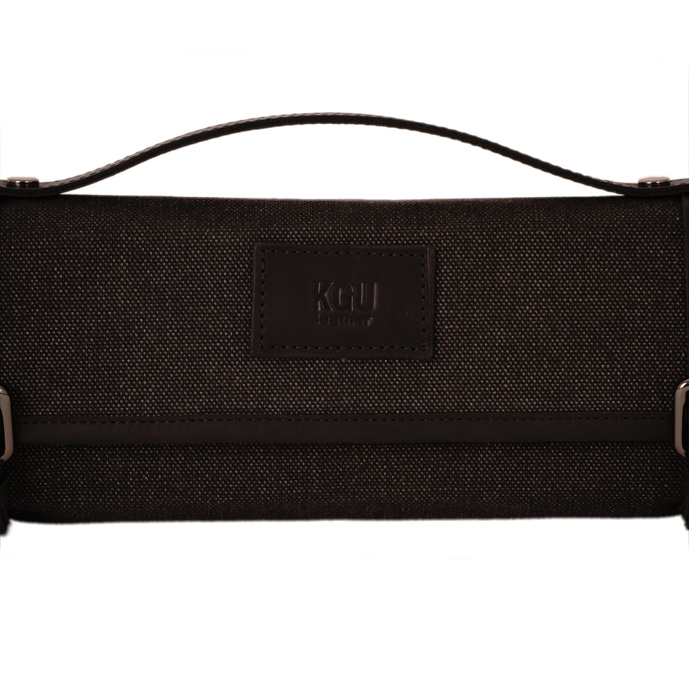 Premium Bag for B and C Flutes |  Canvas and Genuine Leather | KGUmusic