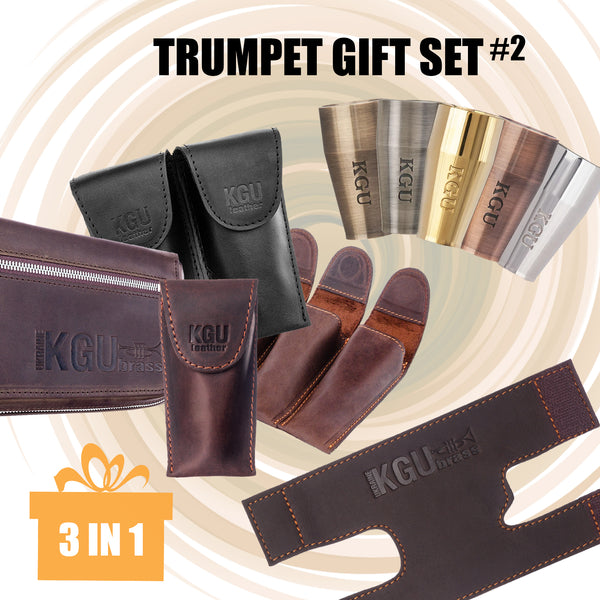 Trumpet gift set 3 in 1. Booster + Pouch + Valve Guard