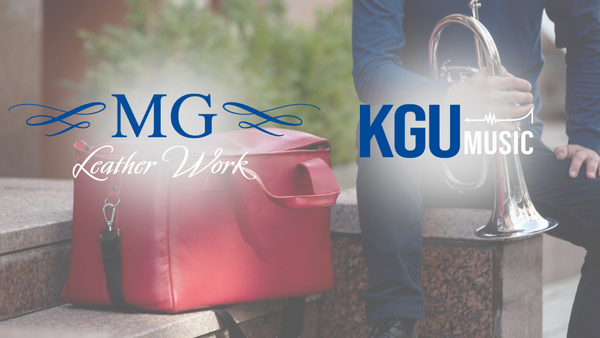 What is MG Leather Work and how is this company related to KGUmusic?