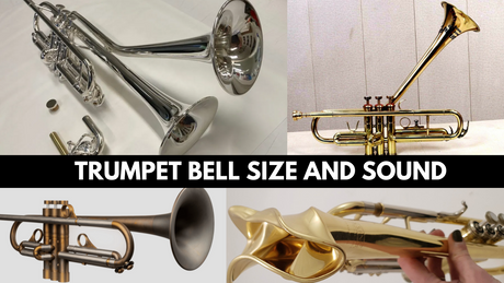 How does Bell size affect Trumpet sound?