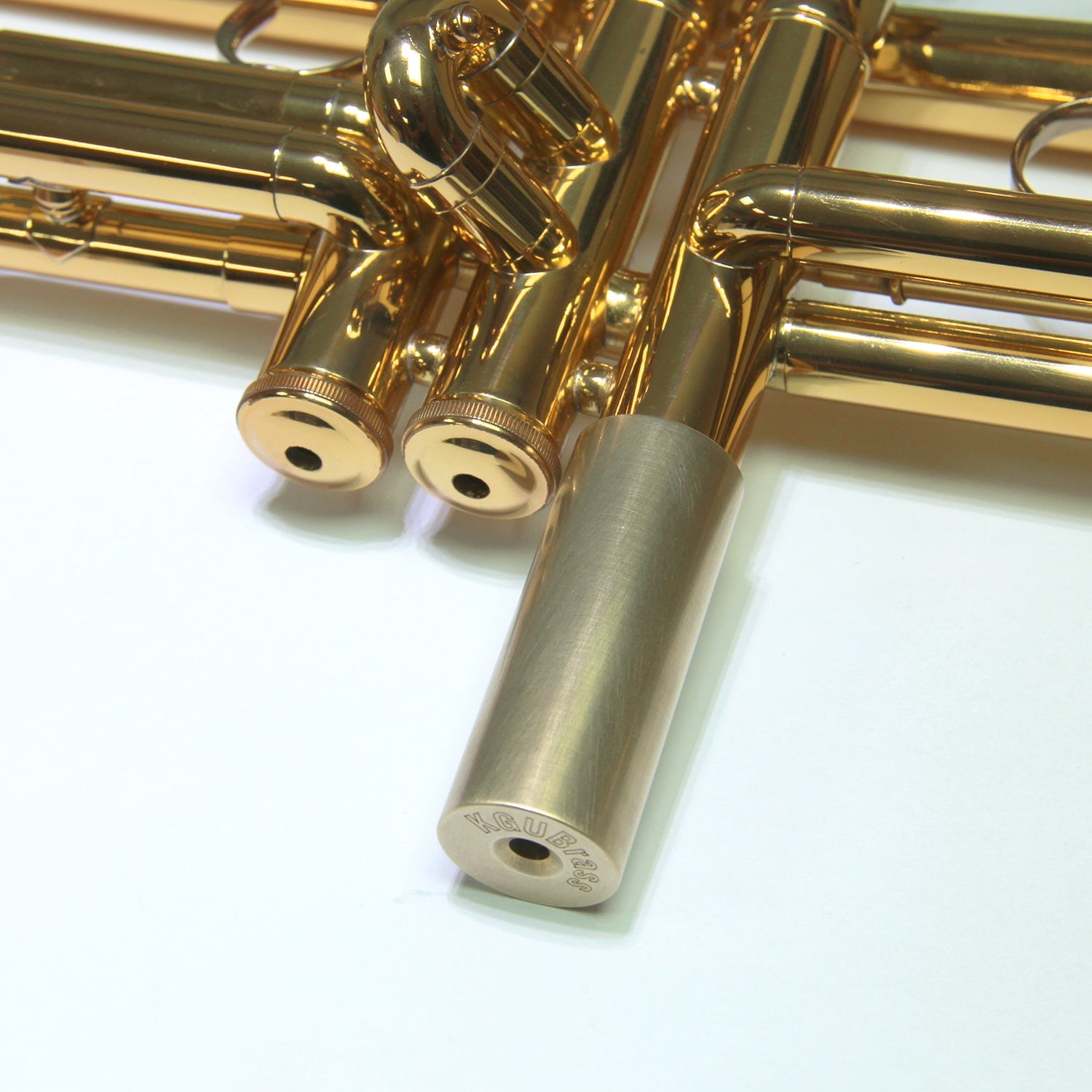 TRUMPET BOTTOM VALVE CAPS (TRUMPET MONSTRO BOTTOM VALVE CAP. Raw Brass)