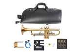 KGUmusic 135mm Taylor Bell RS Trumpet – Satin Brass Finish
