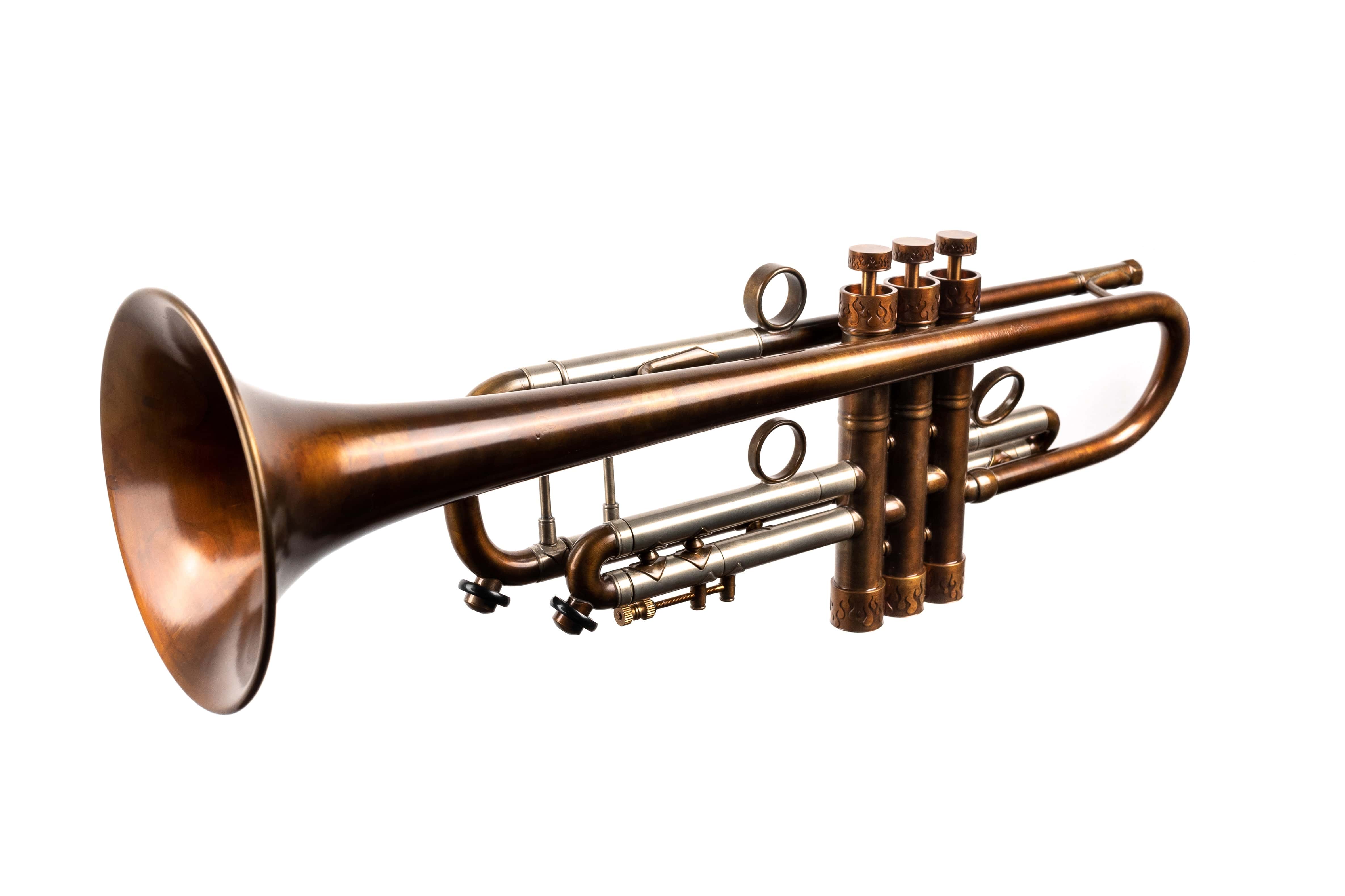 Bach Stradivarius Trumpet 180-37 "Cognac Flame" by KGUmusic