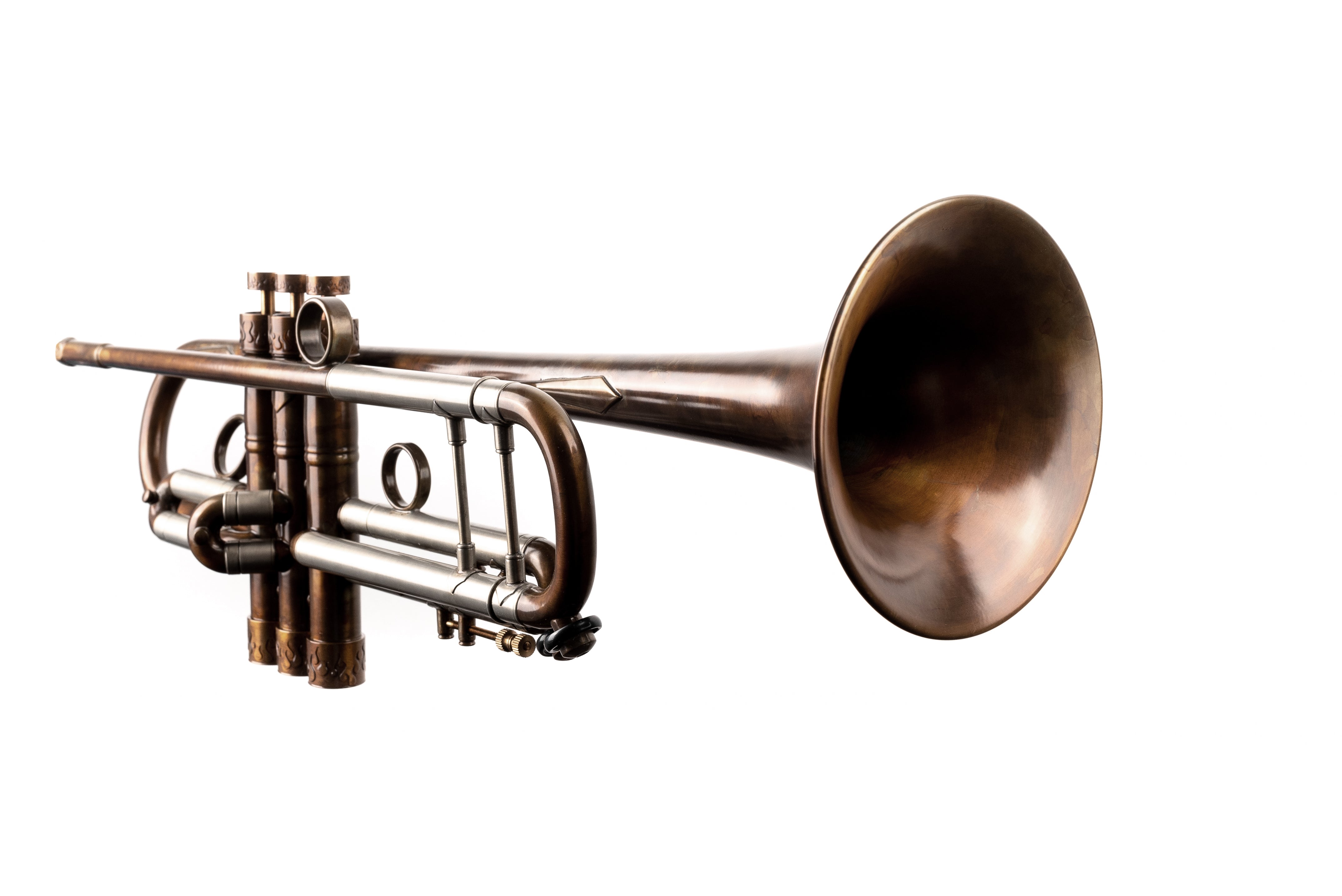 Bach Stradivarius Trumpet 180-37 "Cognac Flame" by KGUmusic