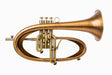Bronze flugelhorn by KGUmusic on a white background