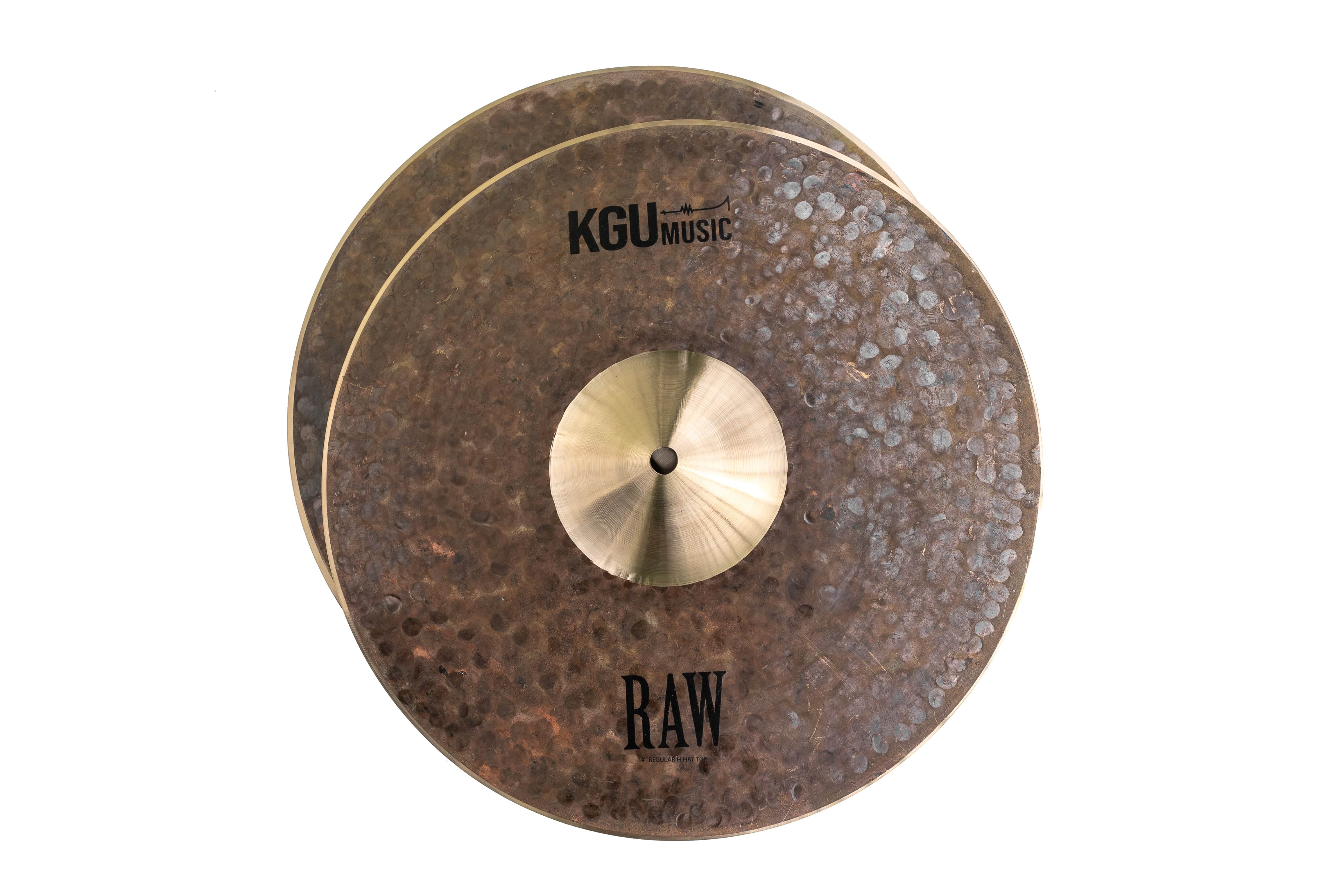 The Regular Hi-Hat 14 cymbals from the KGUmusic Raw Series