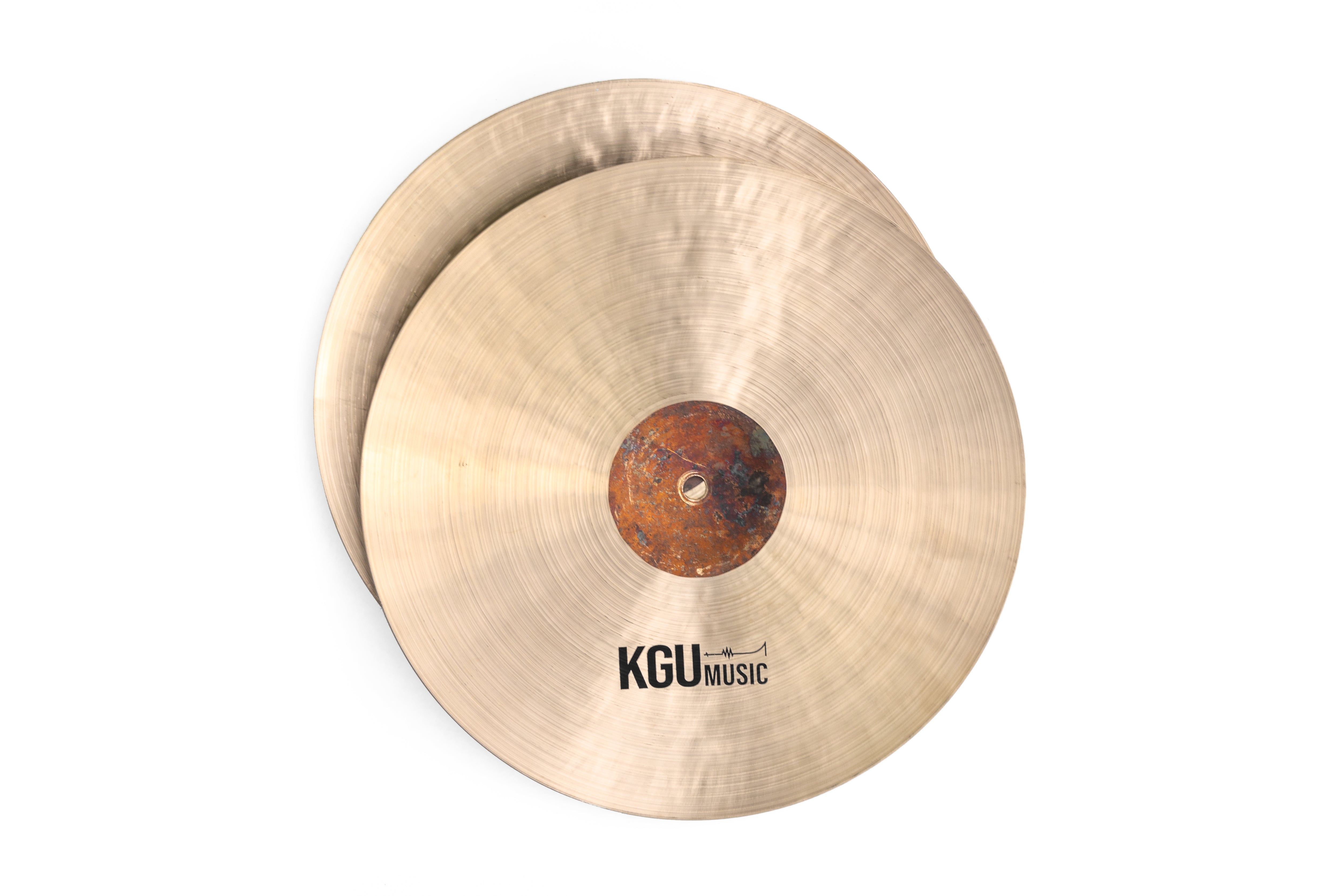 The Regular Hi-Hat 14 cymbals from the KGUmusic Raw Series