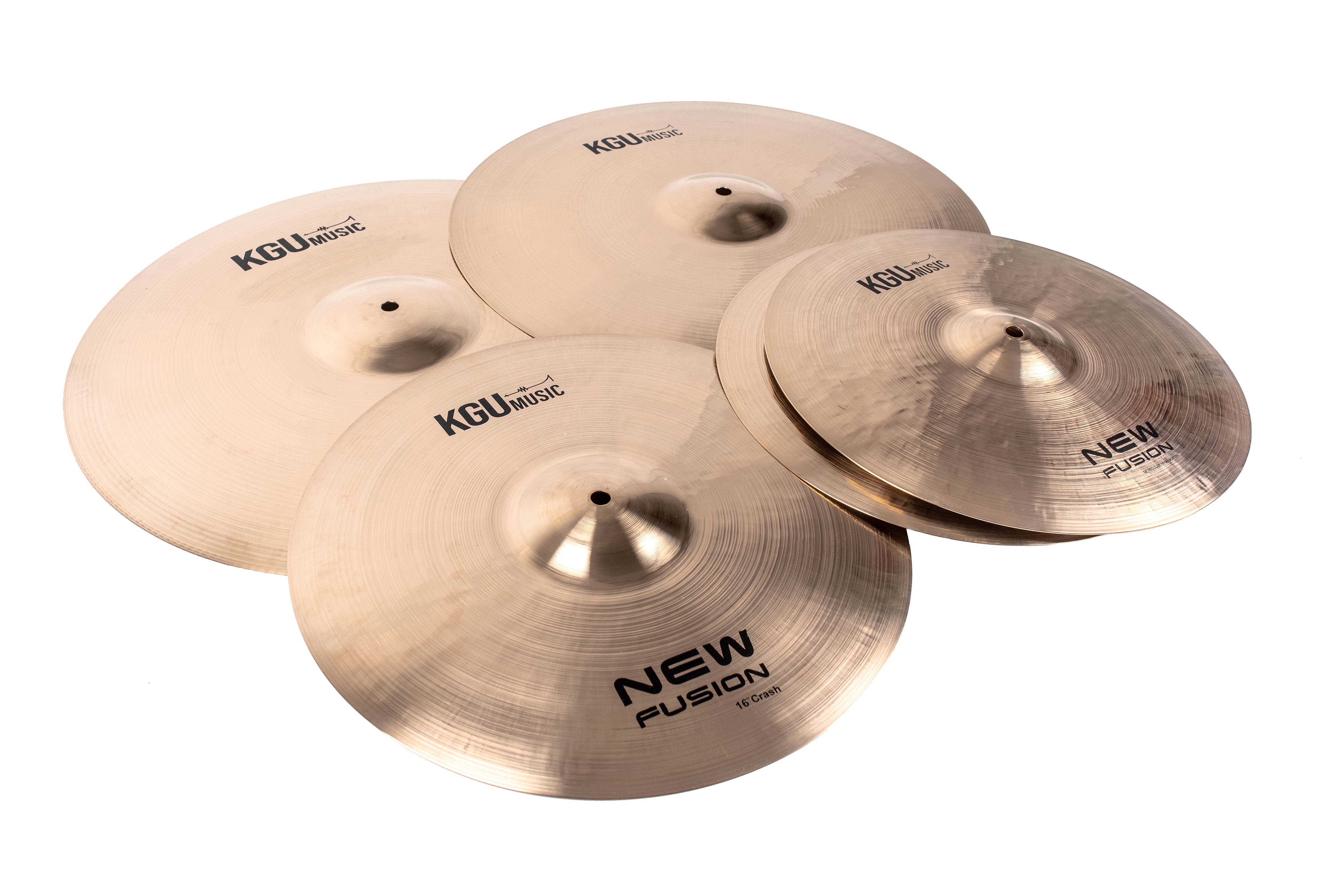 KGUmusic Fusion Series Cymbals 4-Piece Set (4D1)