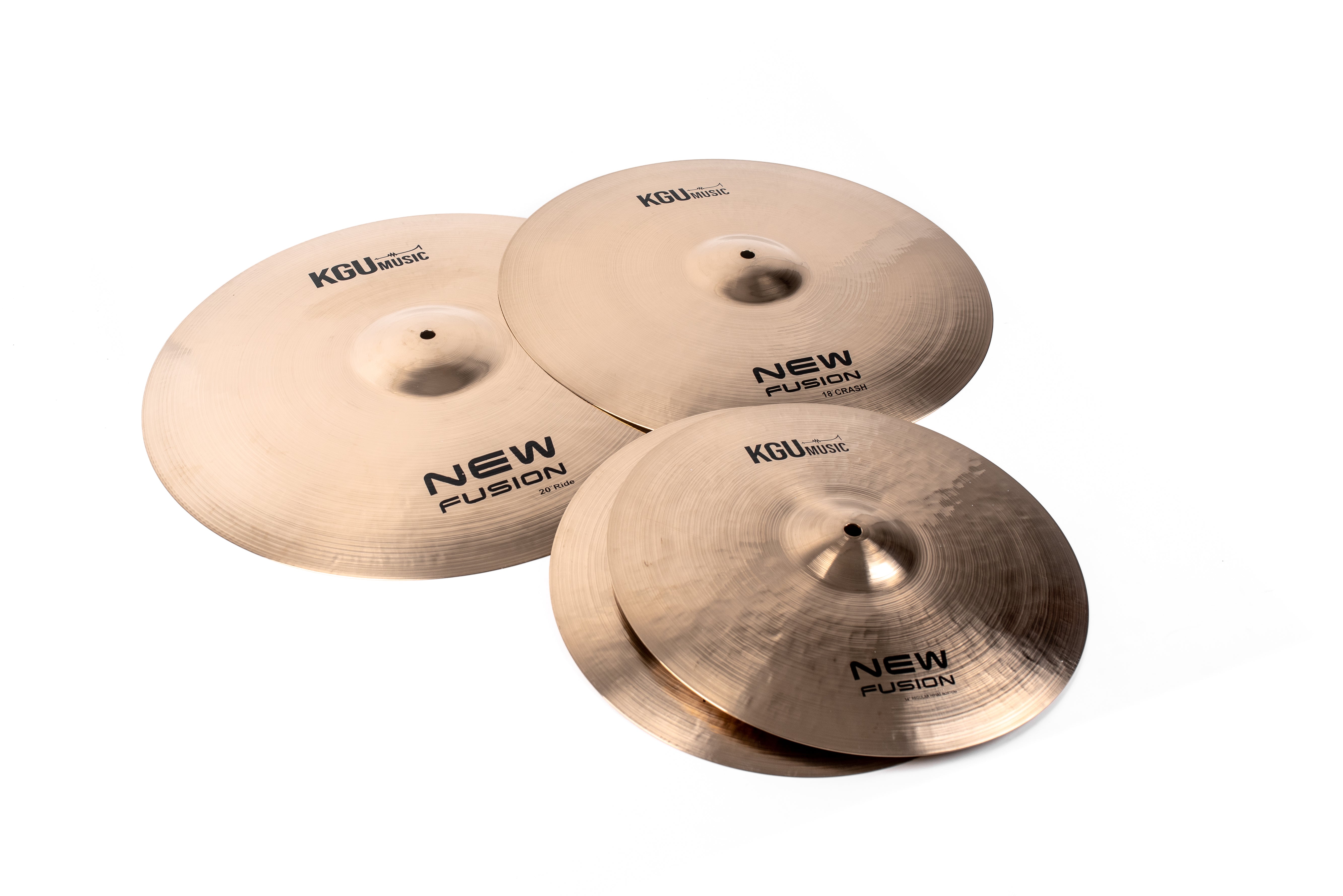 KGUmusic Fusion Series Cymbals 3-Piece Set (3D1)