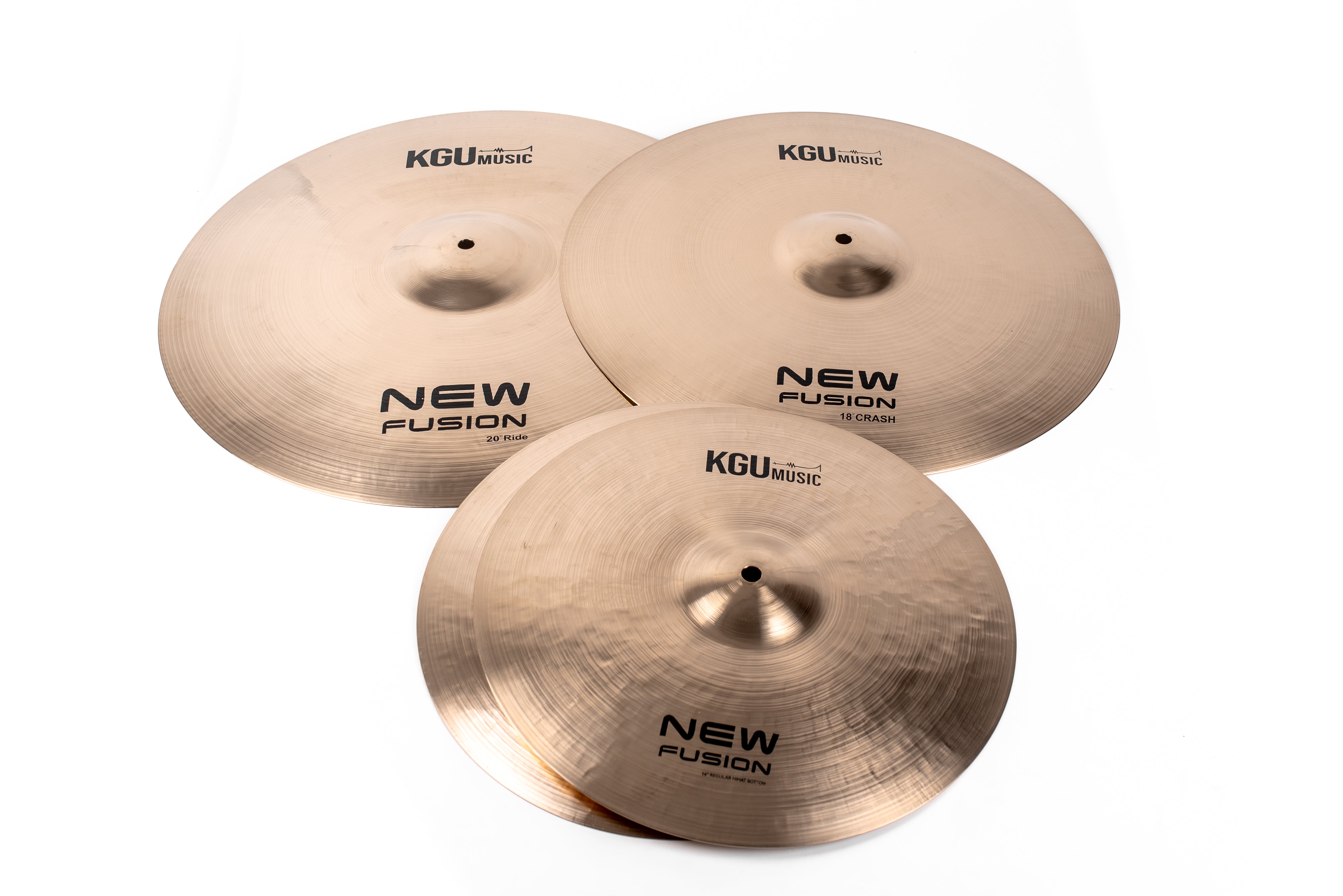 KGUmusic Fusion Series Cymbals 3-Piece Set (3D1)