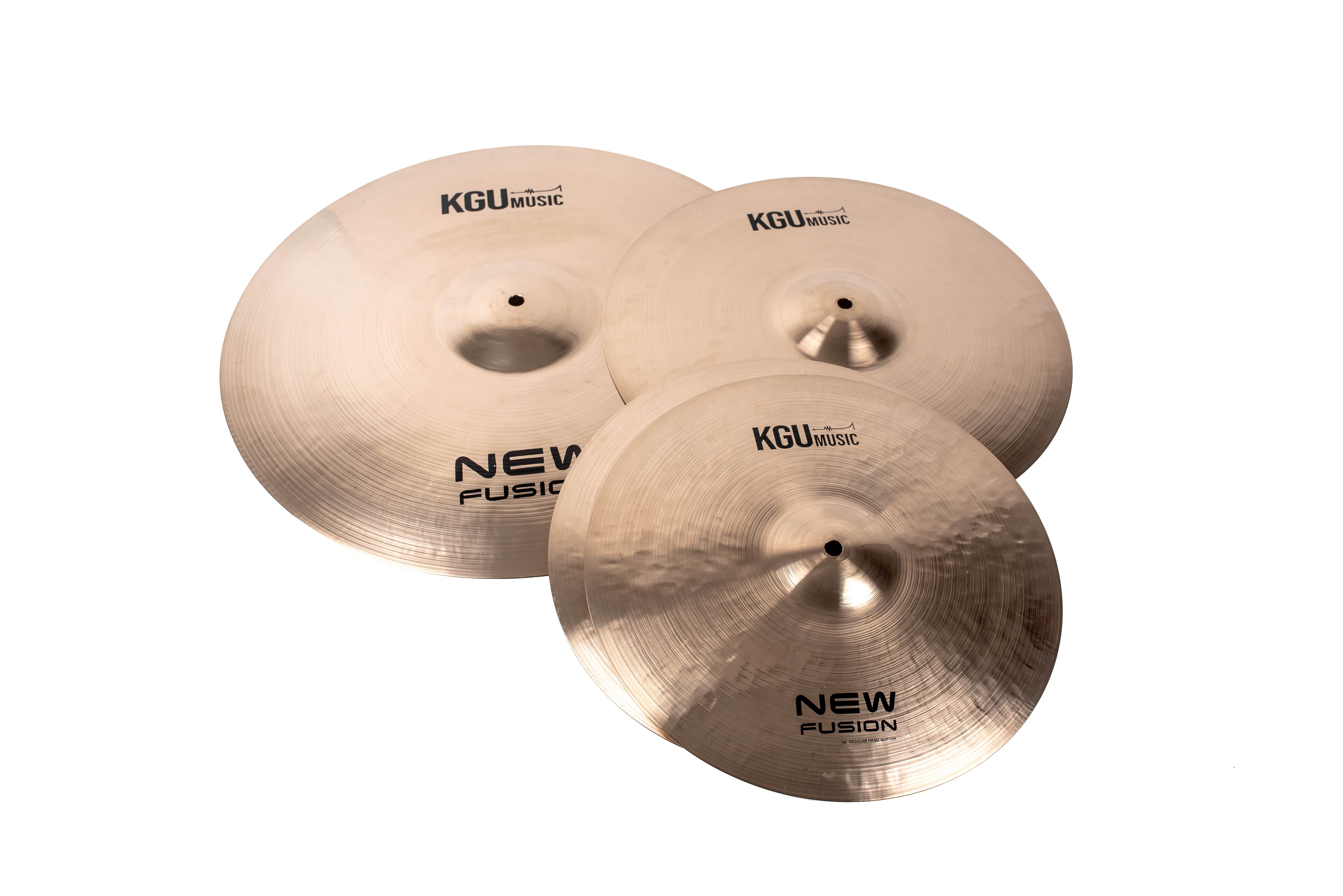 KGUmusic Fusion Series Cymbals 3-Piece Set (3D1)