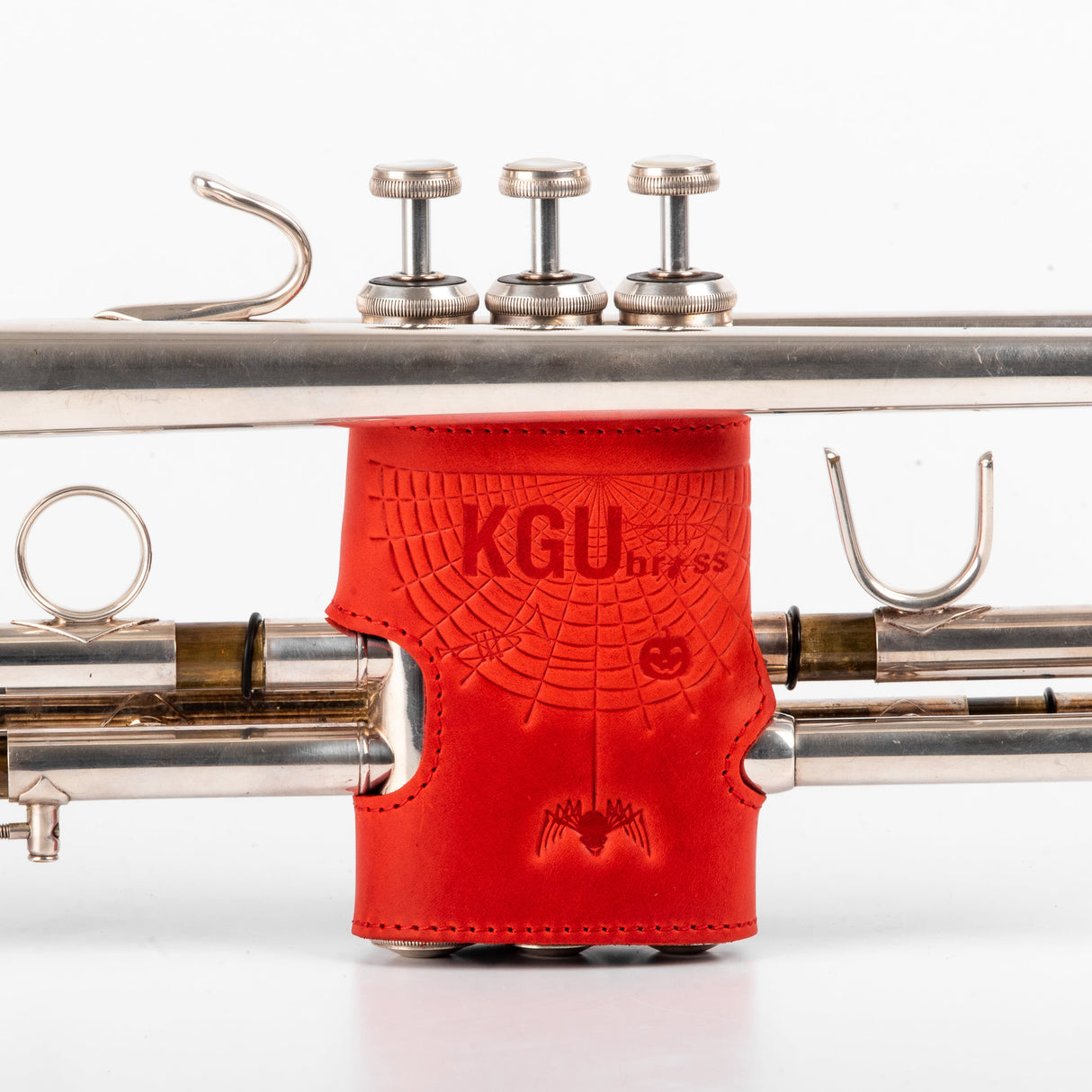 Halloween Trumpet VALVE GUARD | Genuine Leather
