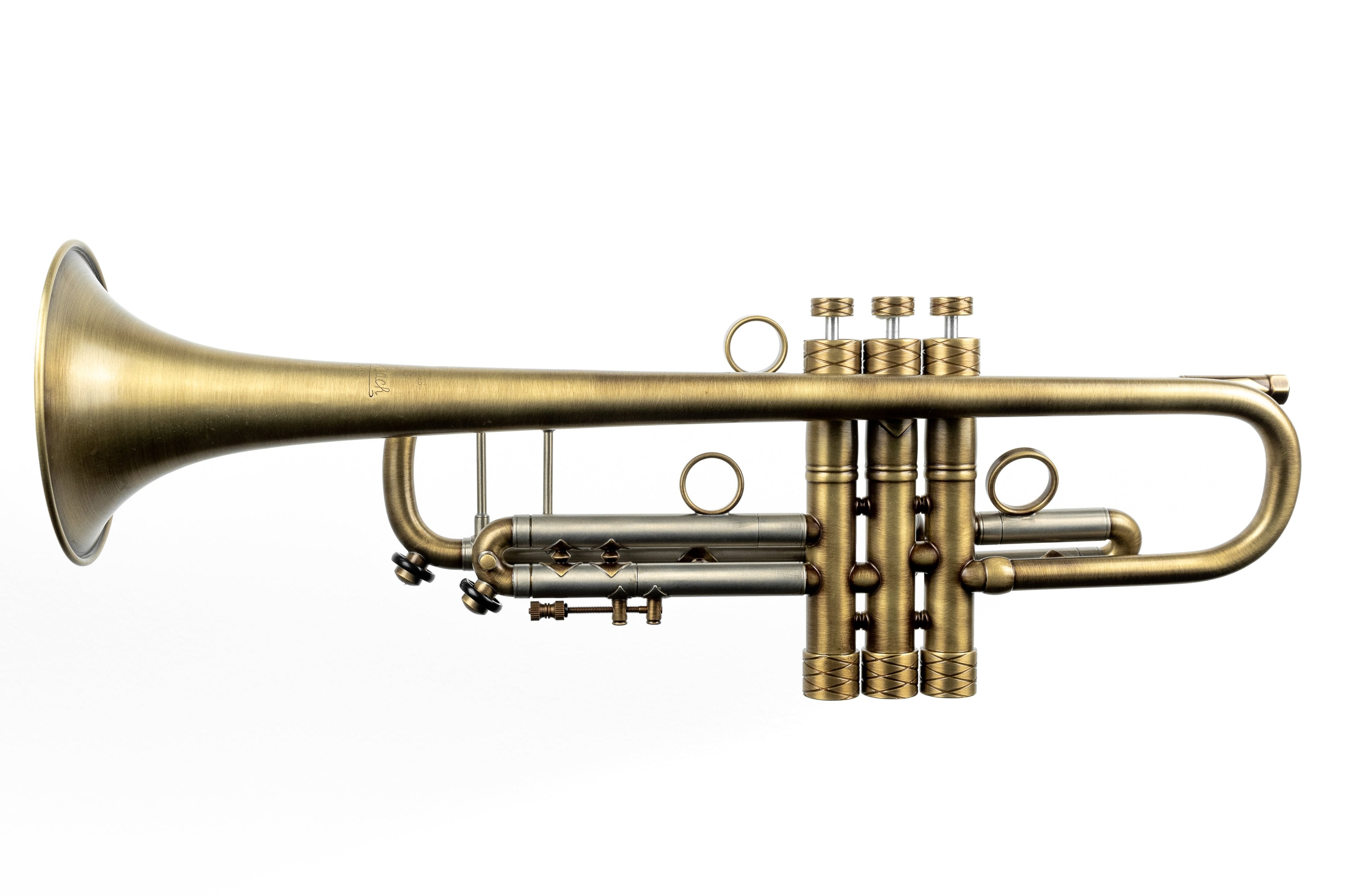 Classic Bronze Patina Bach Stradivarius Trumpet | KGUmusic