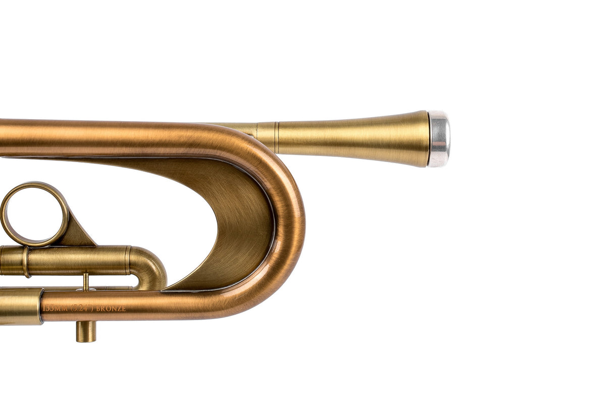 KGUmusic Ardor M2 Trumpet - Bright Finish | 133 mm Bronze Bell