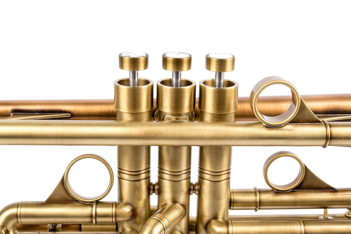 KGUmusic Ardor M2 Trumpet - Bright Finish | 133 mm Bronze Bell