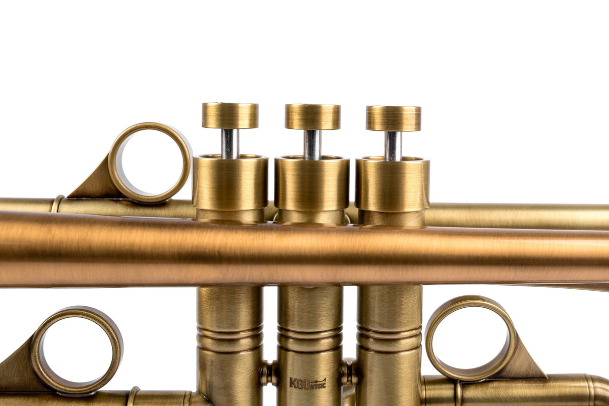 KGUmusic Ardor M2 Trumpet - Bright Finish | 133 mm Bronze Bell