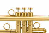 KGUmusic Capella C Trumpet |  Light Satin with Gloss Lacquer Finish